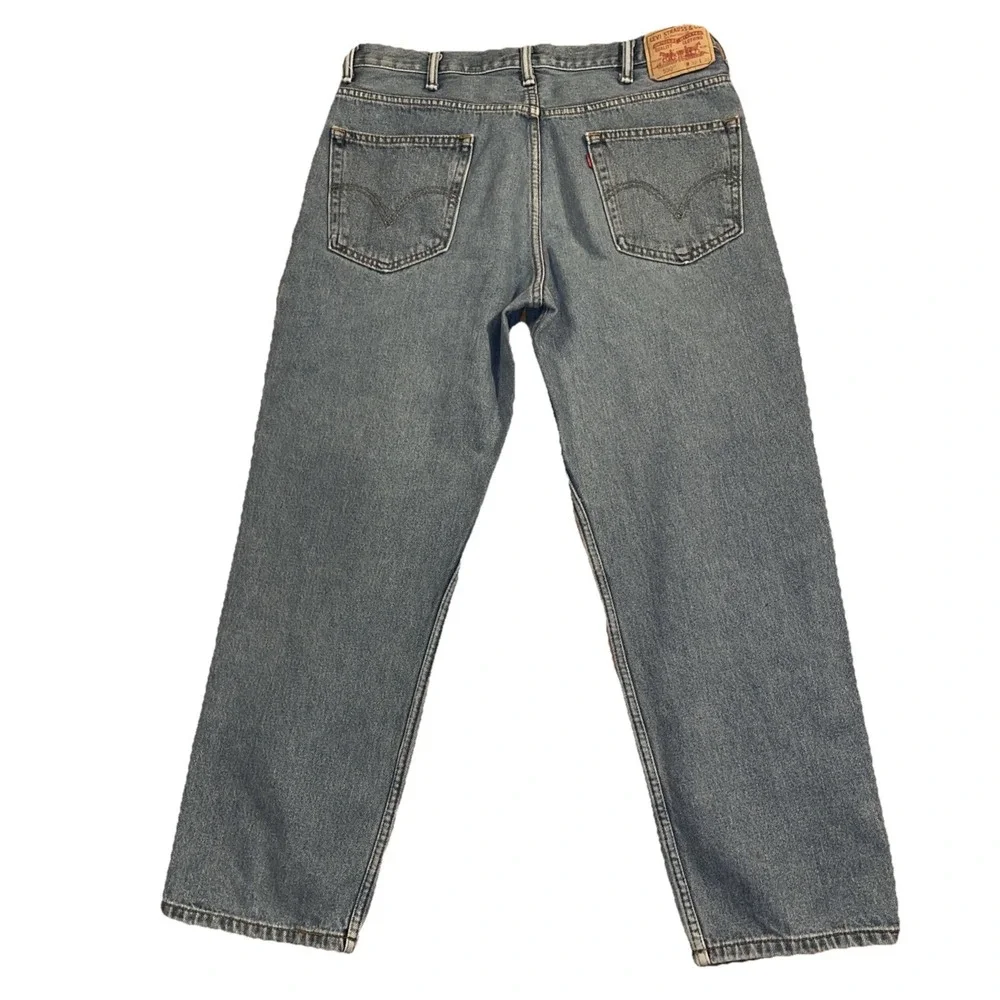 Levis 550 Jeans Mens‎ 38x30 Blue Relaxed Fit Tapered Leg Zip Fly Denim Classic
